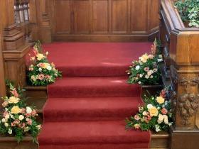 Staircase flowers
