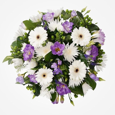 Purple Funeral Posy