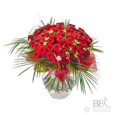 True Desire (50 Luxe Rose Bouquet)