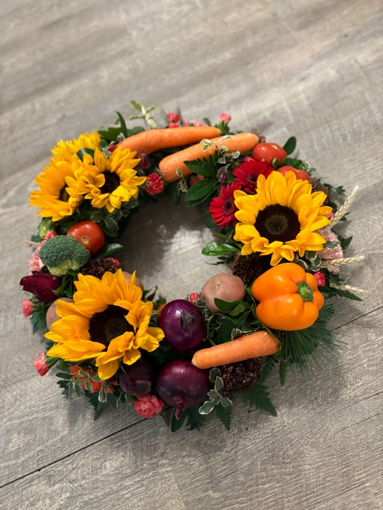 Vegetable Wreath