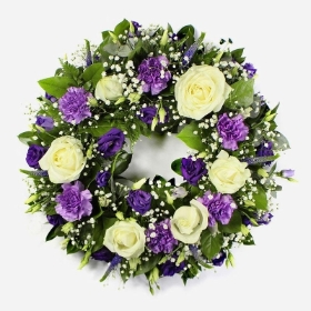 Classic Purple Wreath