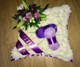 Knitting Funeral Tribute