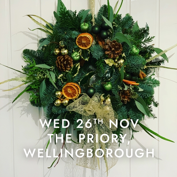 Wreath Workshop Wed 26th Nov The Priory Wellingborough