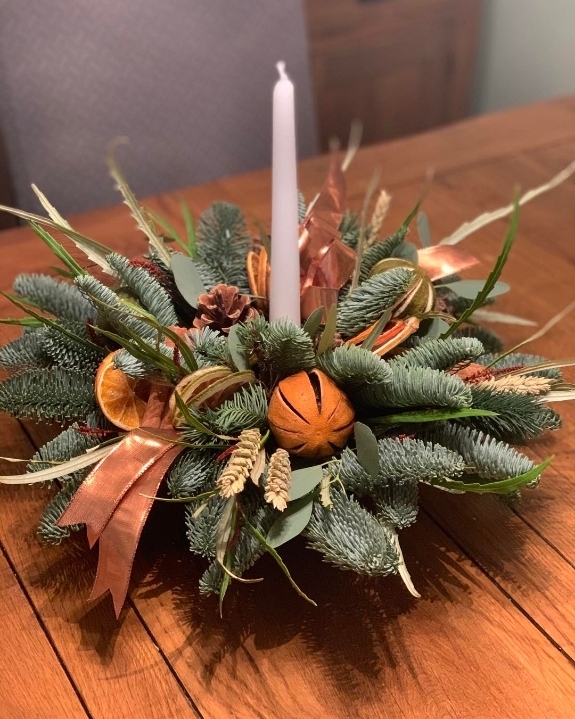Christmas Table Arrangement